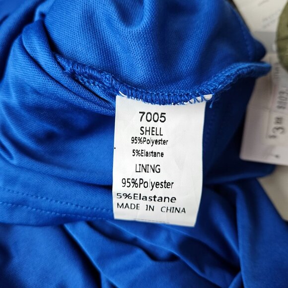 Pretty Garden Womens Elegant One Shoulder Blue Ruched Dress Size XL Party - Picture 8 of 8